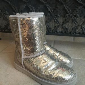 Champagne Sequin Uggs